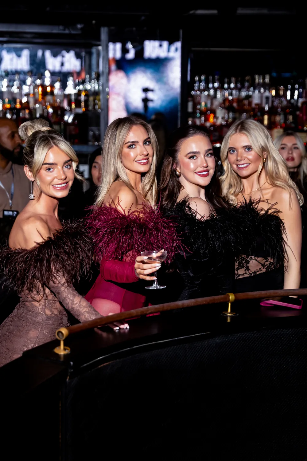 Guests at a Runway 7 VIP Fashion Week event