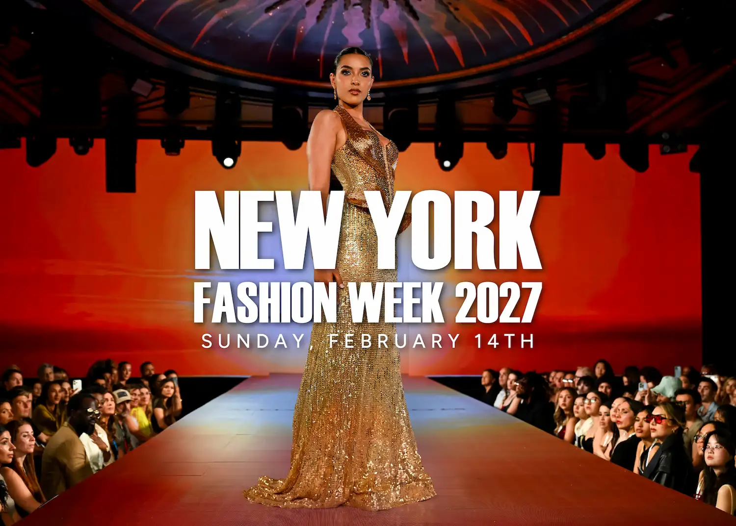 New York Fashion Week February 14, 2027 runway show